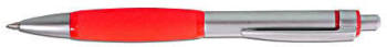 Ручка шариковая, автоматическая. Сменный стержень с синей пастой:
Корпус и клип - металлические. Наконечник и кнопка - пластиковые, серебристо-матового цвета. Гриф из прозрачно-матового пластика.
ISO a027 красные